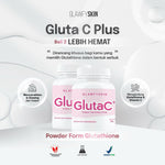[ GLUTA 2 BOX ] Bundling isi 2 GLUTA C Powder Glutathione Glawfyskin | BPOM | Powder Gluta & Vitamin C