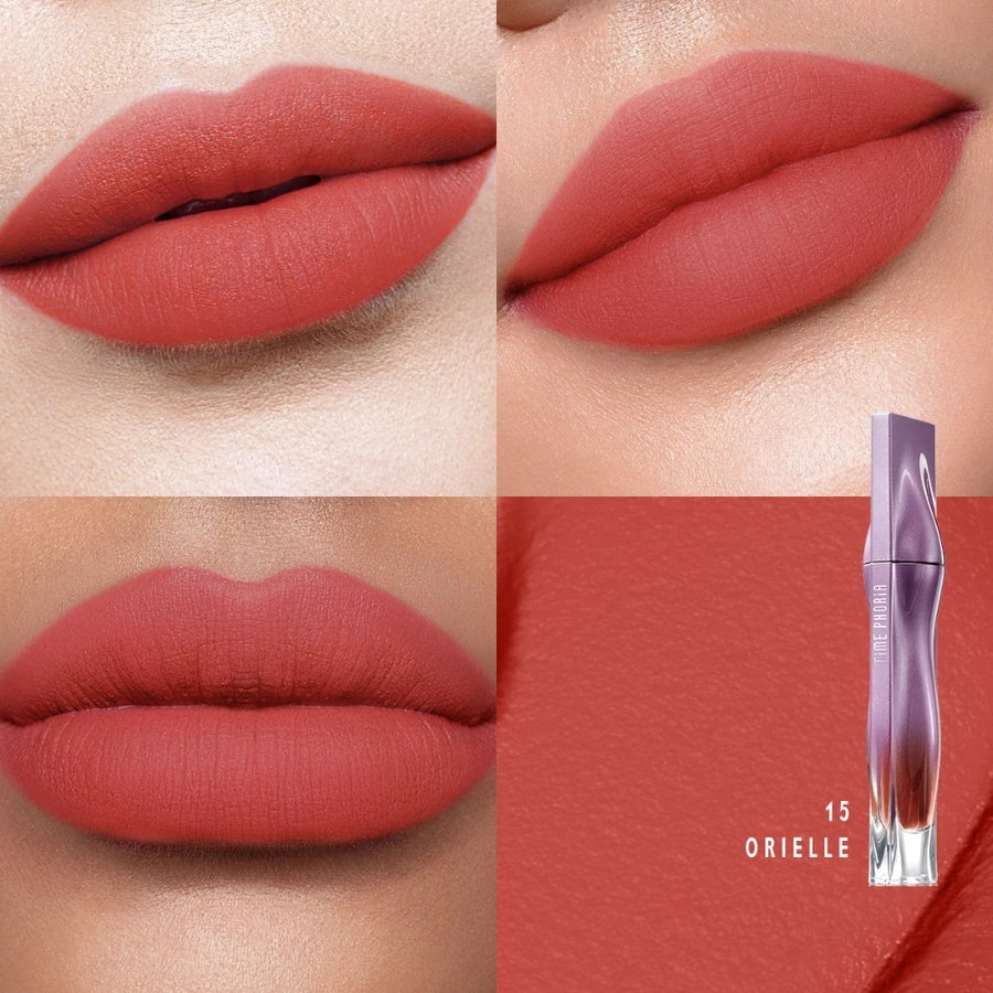 Lipstick TIME PHORIA - TASYA FARASYA APPROVED Nebula Velvet Lip Cream 4ML ORIGINAL Liptint Waterproof Tahan Lama Lip Stain Lipgloss Lipstik