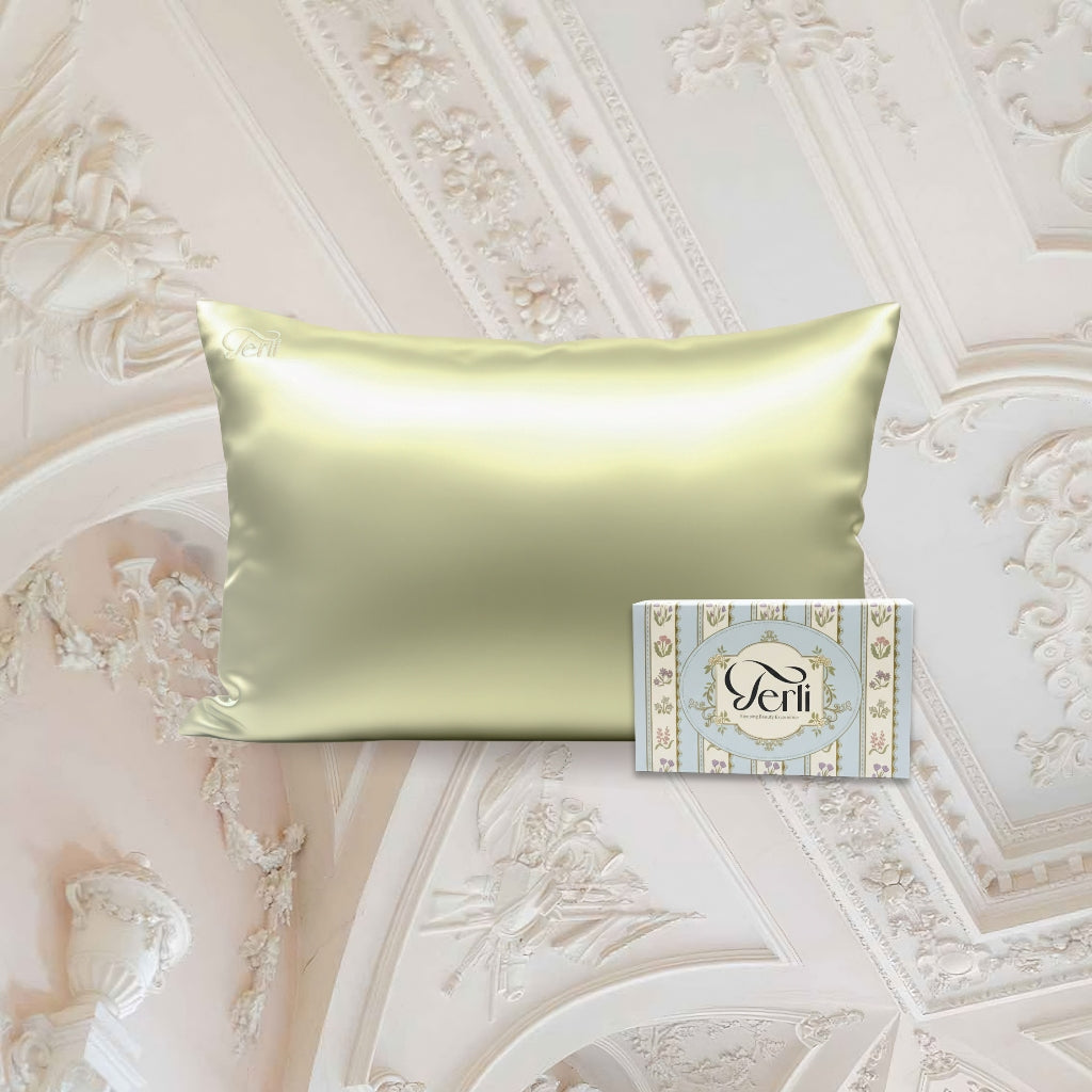 Sarung Bantal PREMIUM Satin Silk Terli Beauty Satin Silk Pillowcase Adem Halus Anti Jerawat Beauty Boost Pillowcase