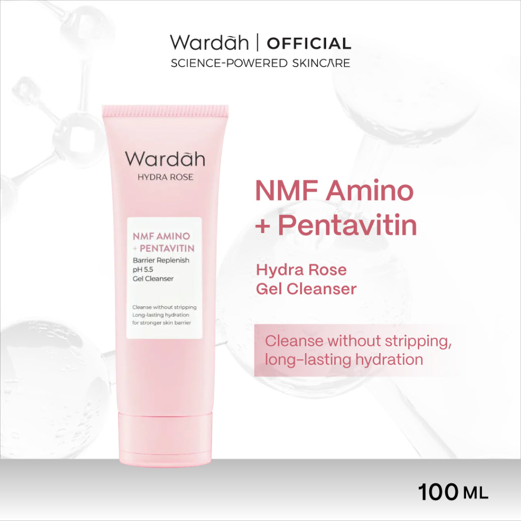 WARDAH Face Wash All Series Acnederm C Defense Lightening Perfect Bright Nature Daily Crystal Secret Renew You Hydra Rose NMF Amino Gel Cleanser Skincare