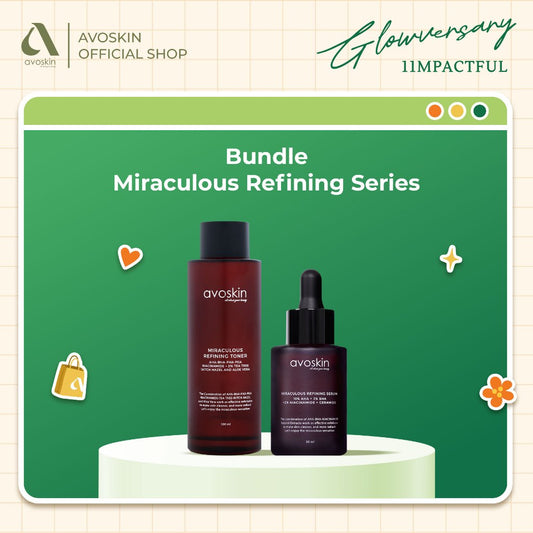 [CREATOR] Paket Skincare Eksfoliasi-Avoskin Miraculous Refining Series