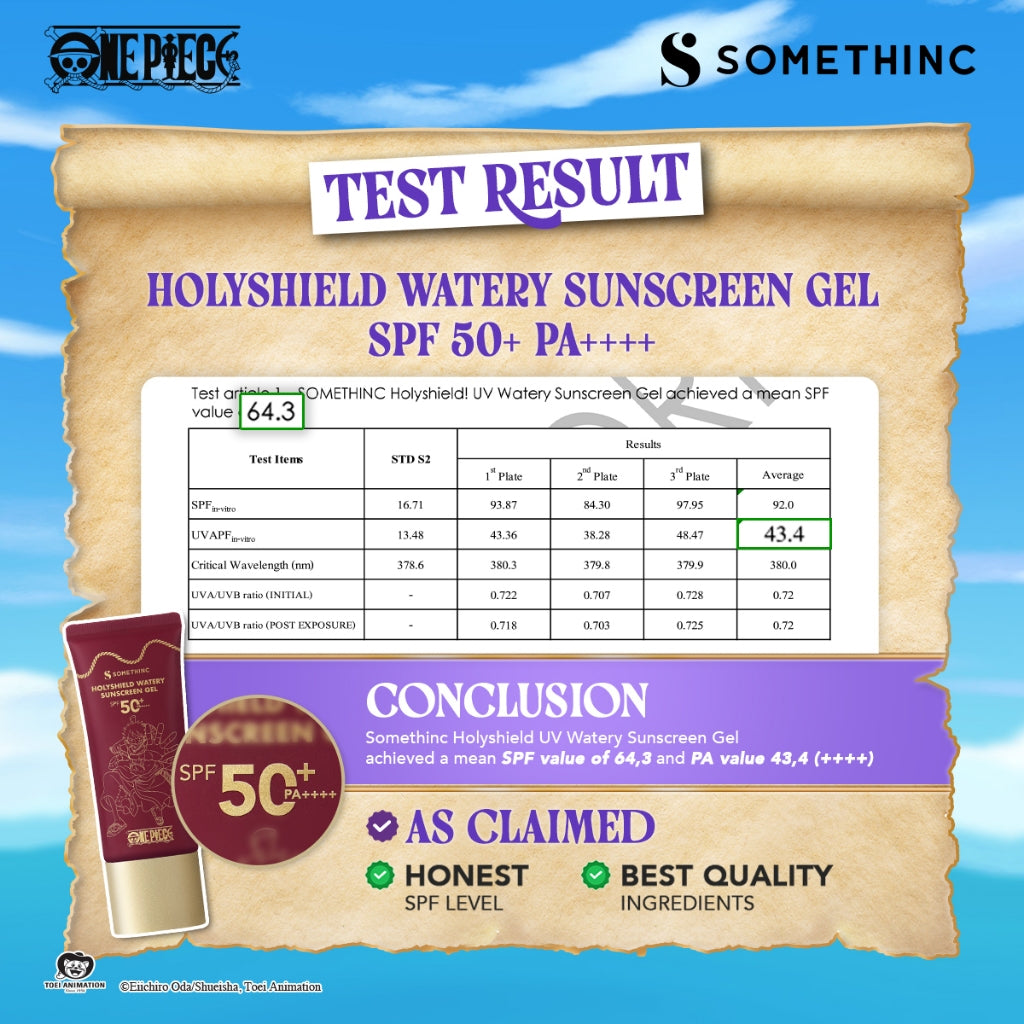 SOMETHINC ONE PIECE LIMITED EDITION Holyshield Watery Sunscreen Gel SPF 50+ PA++++