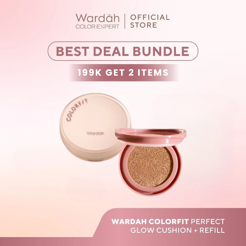 Wardah Bundle Perfect Glow Cushion + Refill Cushion