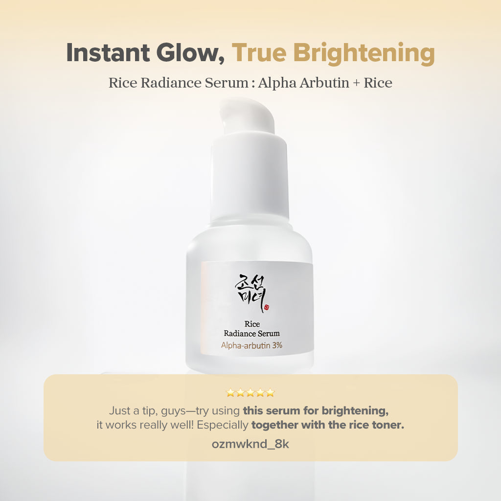 Beauty of Joseon Rice Radiance Serum : Alpha Arbutin + Rice