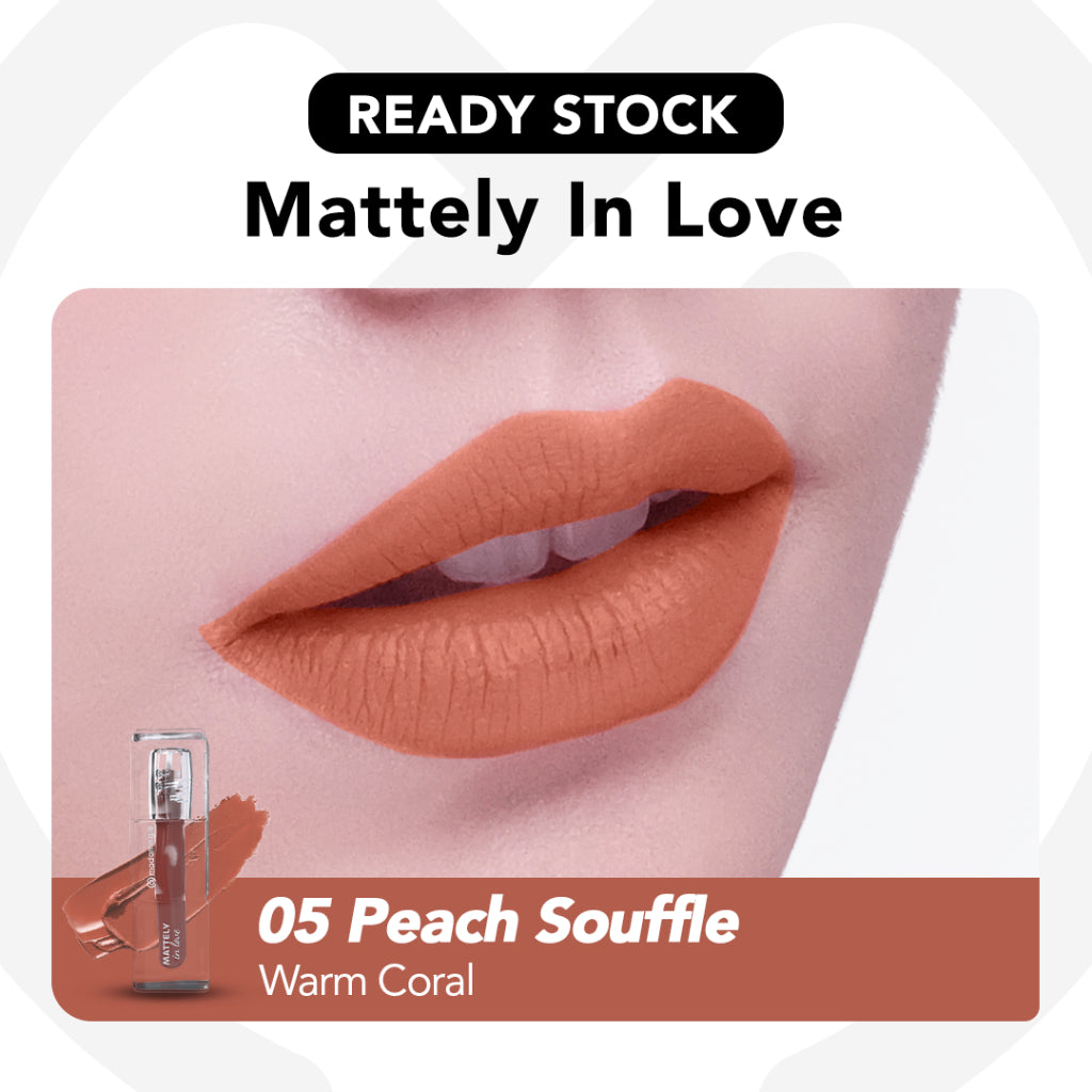 [LS] [NEW LAUNCH] Madame Gie Mattely In Love Lip Matte - MakeUp Lipmatte | Lip Matte Transferproof & Lightweight Comfort | Soft Matte Finish | Lip Matte Lembap Tahan Lama & Non-Sticky