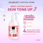 Scarlett Whitening New! Fragrance Brightening Body Lotion Bright Mood Booster Happy