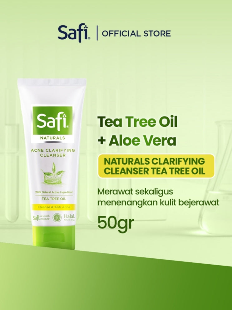 Safi Naturals Clarifying Cleanser Tea Tree Oil 50gr - Foam Cleanser