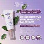 Finally Found You! Acne ProtecTea Physical Sunscreen SPF 30 PA++++ 50g | Sunscreen Wajah untuk Kulit Berjerawat & Sensitif