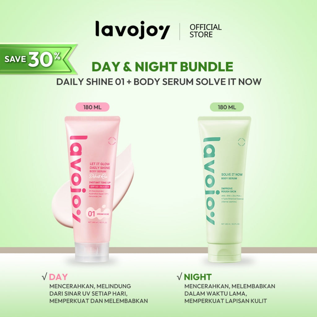 Lavojoy Solve It Now Body Serum | Body Lotion Untuk Melembabkan Kulit Sensitif,  Merawat Kulit Berjerawat, Menghaluskan Tekstur Kulit Kasar Dan Anti Jerawat | Mengandung Amino Acid, AHA, BHA Dan Zinc PCA