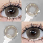 Eyeshare Softlens MONTREAL Gray Big Eyes 14.5mm 1Pasang Lensa Kontak Pupil Berwarna Terang