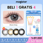 [Mata Besar Yang Polos]Magister Softlens 14.50MM Minus (0.00 s/d -6.00) Sepasang Softlens free Air softlens Stick Kit dan Lens cleaner