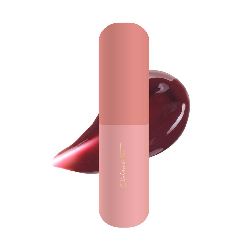 Jolly Tint PinkRoulette - Lip Tint Stain with Serum | Liptint Pigmented, Liptint Tahan Lama up to 12 Jam | Liptint PinkRoulette