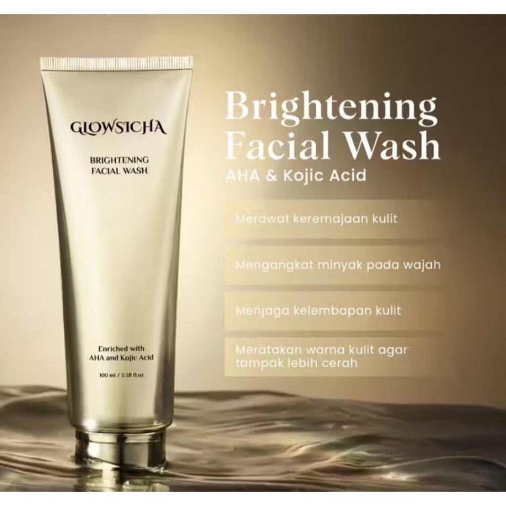 Glowsicha brightening facial wash