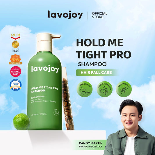 Lavojoy Hold Me Tight Pro Shampoo Spring Wonder | Hair Shampoo | Sampo Rambut | Shampoo Perawatan Rambut Rontok | Mempercepat Pertumbuhan Rambut | Mengurangi Kerontokkan | Sampo Ginseng & Jahe