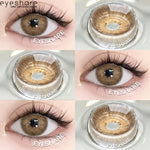 Eyeshare Softlens Minus 14.2MM PATTAYA BROWN Softlen Brown Lensa Kontak