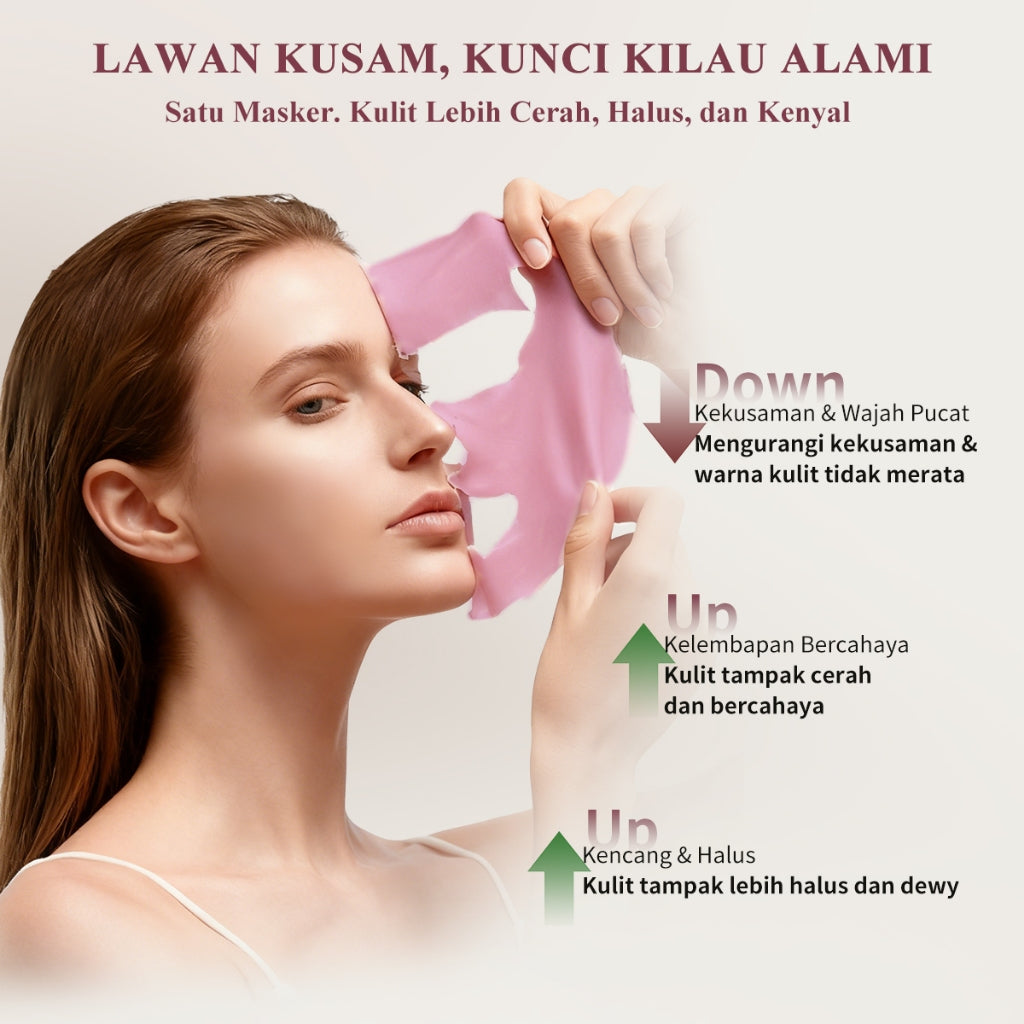 Premiere Beaute [DAPAT 2] Mix Magic Clean Sooth & Brightening Peeling Mask Set Soothing Calming Brightening Oil Control Whitening for Acne Prone Skin