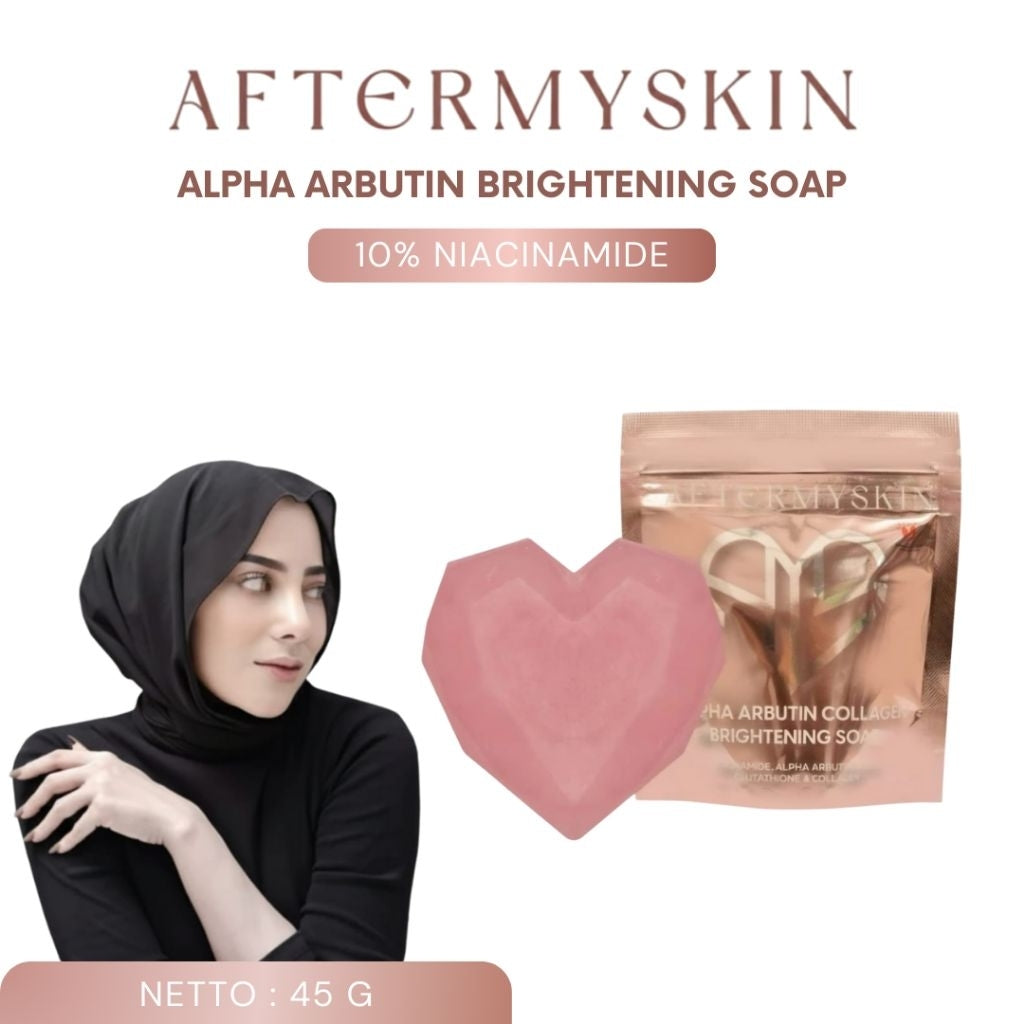 AFTERMYSKIN - Afterskin Alpha Arbutin Collagen Brightening Soap 1pcs