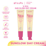 [2PCS] Bynads Sun Glow Day Cream with SPF UV Filter Tone Up Cream Brighten Protect and Go Cream Siang Wajah 30g By Bynads