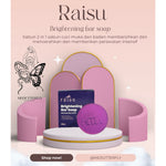 Raisu Brightening bar soap-sabun pencerah 2 in 1