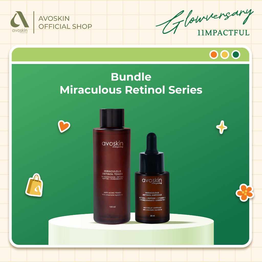 Paket Skincare-Avoskin Miraculous Retinol Series