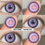 Eyeshare Softlens Madrio Softlens 1Pasang 14.0mm Purple Blue Brown Red Softlens