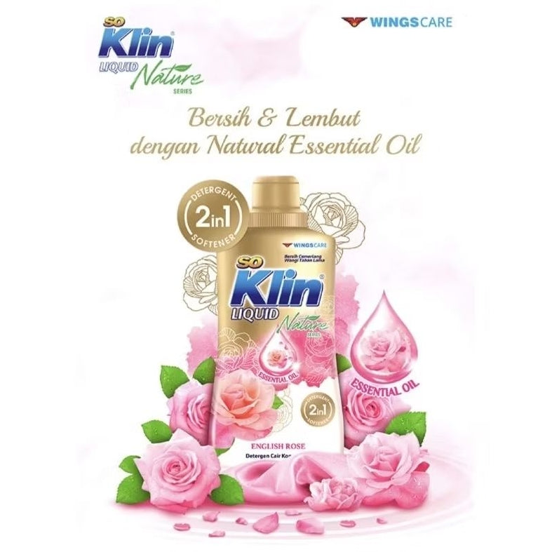 So Klin Deterjen Cair 720 Ml Wangi Tahan Lama