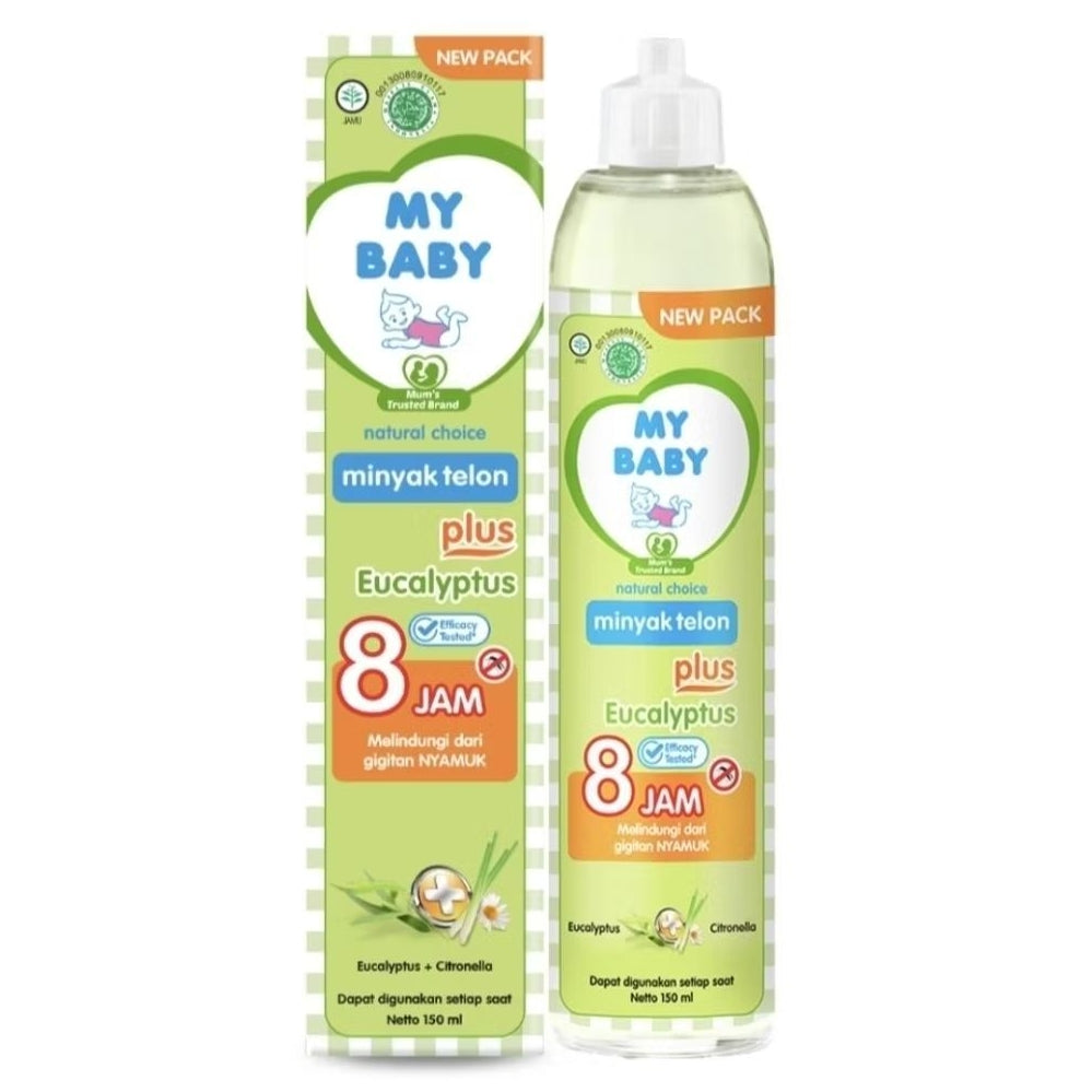 My Baby Minyak Telon Plus Eucalyptus 60 ml 90 ml 150 ml