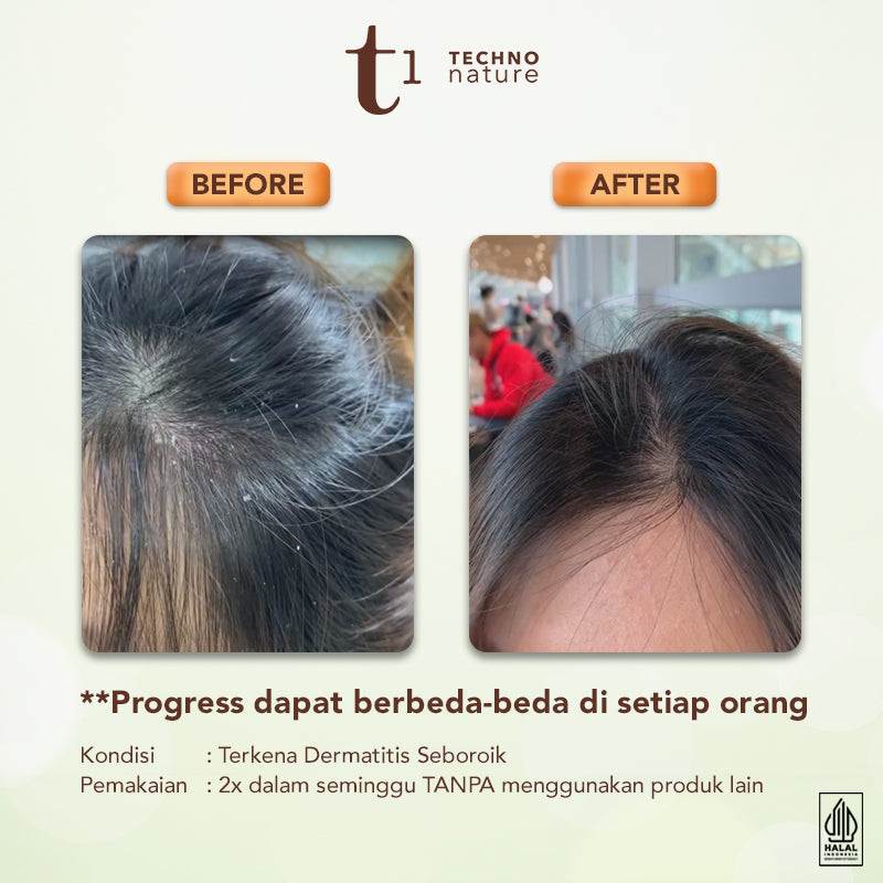 Makarizo T1 Techno Nature Equalizer Shampoo 180 mL - Shampo Non SLS