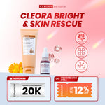 [HOT SALE] Cleora Skin Rescue - Peeling Solution Serum Red Saviour & Calendula Body Lotion Eksfoliasi Wajah Berminyak Kusam Mencerahkan Skincare Handbody BodyButter Cream Jerawat Acne Brightening Mengangkat Sel Kulit Mati Exfoliasi Eksfoliasi Pemutih Muka
