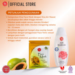 Viva Face Mask Papaya with Vit A, C, Enzim Papain & Salt Mineral - 30gr