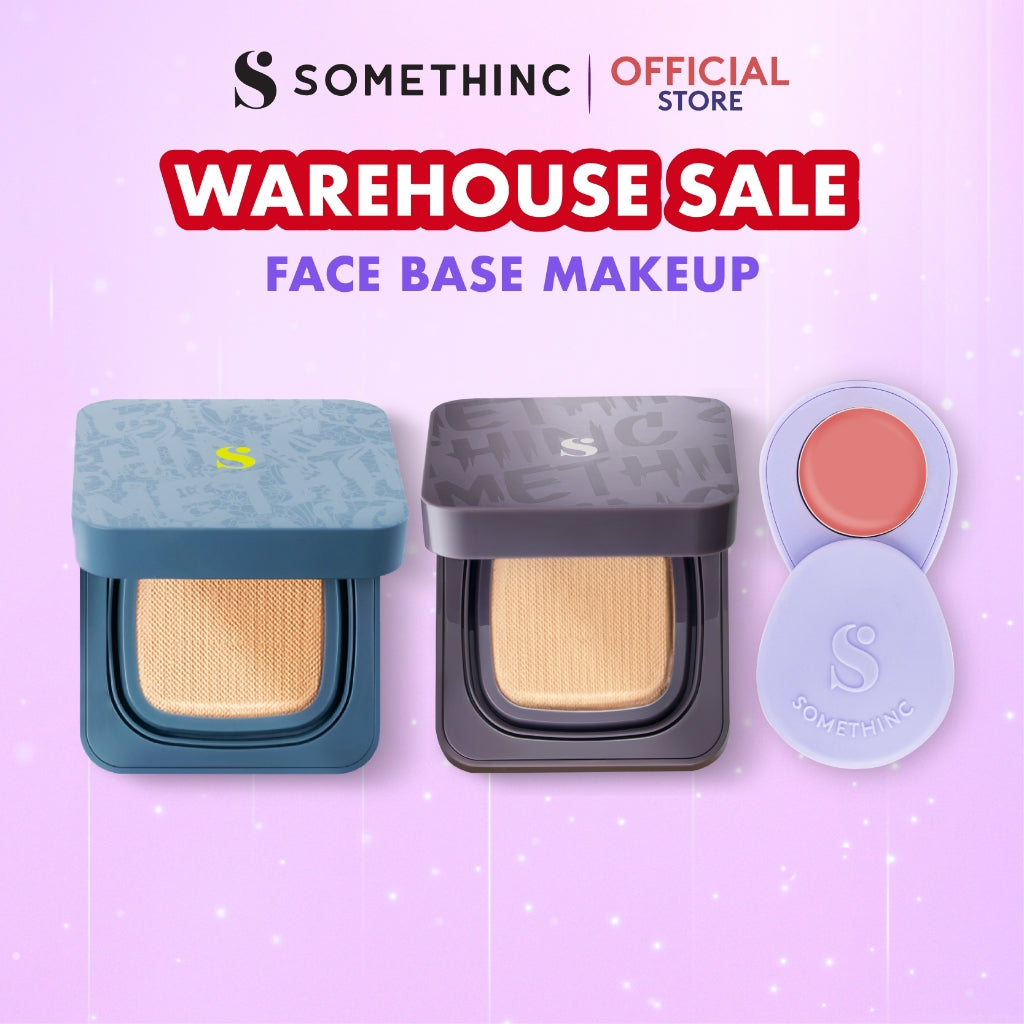 [WAREHOUSE SALE] SOMETHINC Face Base Makeup (COPY PASTE Breathable Cushion, BADASS Breathable Full Coverage 12HR Serum Foundation, Hooman Breathable UV Cushion Cover SPF35 PA++++, DNA Airbrush Breathable Powder Foundation, Dolce Pro Face Palette)