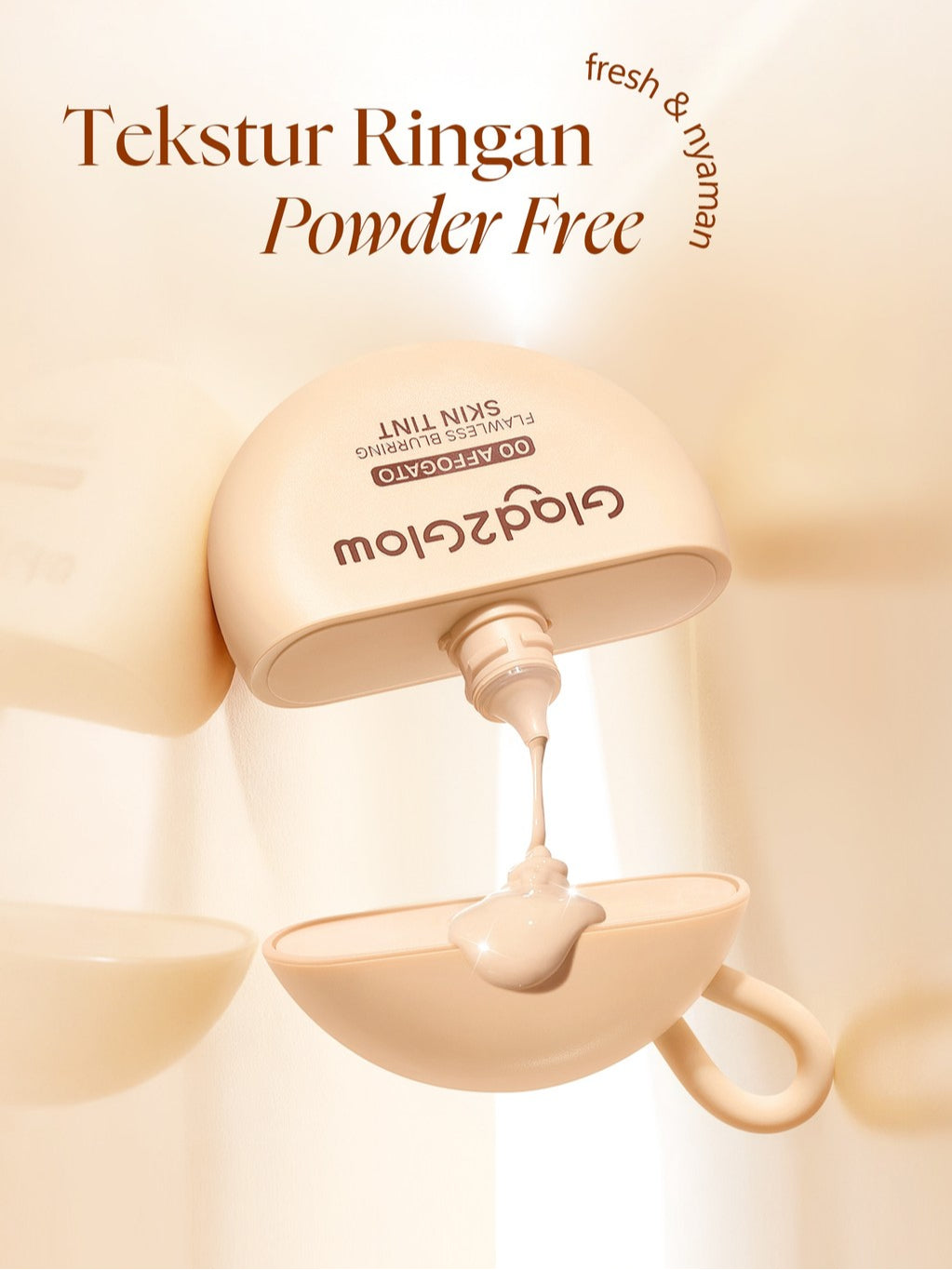 [NEW LAUNCH] Glad2Glow FLAWLESS BLURRING SKIN TINT 30G Concealer Foundation Bedak padat Make up Lightweight Coverage Long-lasting 12-Hour Soft-Focus Flawless Skin oil-control  Bio-Mimetic Film Technology Squalane Care g2glow official store