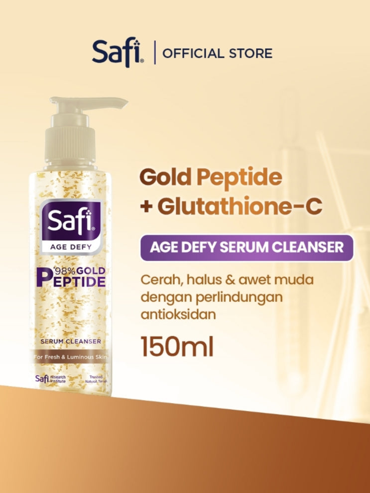 NEW! Safi Age Defy Serum Cleanser 150ml - Pembersih Wajah Anti Aging