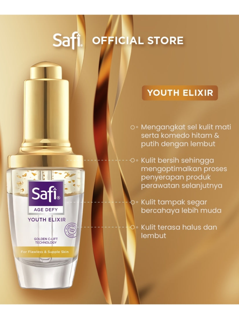 SAFI - Age Defy - Youth Elixir 29gr - Serum Wajah Anti Aging
