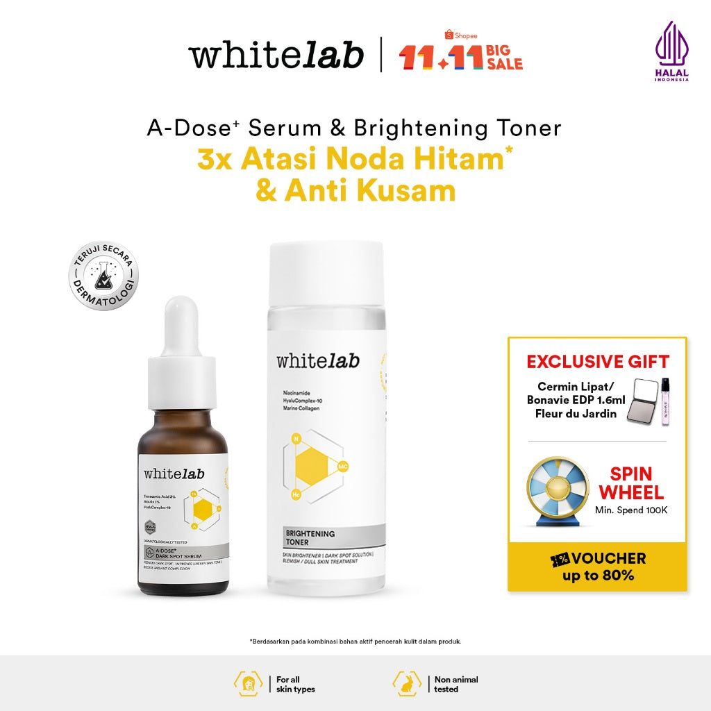 Whitelab 2 pcs Set Toner + Serum