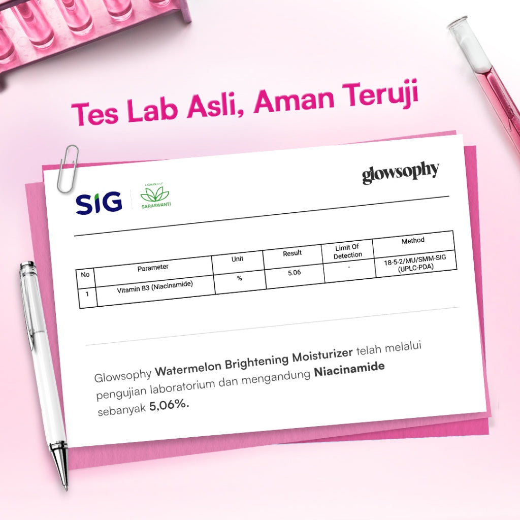 Glowsophy Bundle 3Pcs Watermelon Brightening Moisturizer Niacinamide Mugwort Gel Day and Night Skincare 100 ml Gel Pelembab Wajah Mencerahkan Kulit Bercahaya Brightening Cream