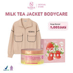 Noera Jacket Bodycare Package l Jaket Noera + HB Dosting + Noera Collagen Drink l Suplemen Kecantikan l Minuman Kolagen L-Gluthathione l Collagen Beauty l Collagen Drink Improved Formula