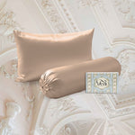 BUNDLE Sarung Bantal dan Guling Set PREMIUM Satin Silk Beauty Boost Pillowcase dan Bolster Case