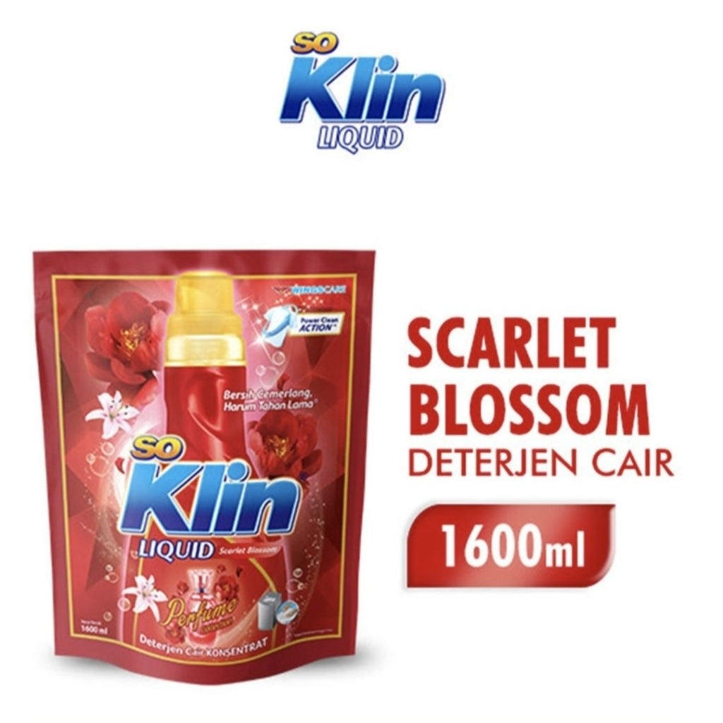 So Klin Deterjen Cair Refill 1.6 L