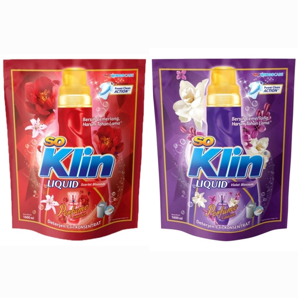 So Klin Deterjen Cair Refill 1.6 L