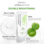 SHINZUI WHITE ESSENTIAL Double Brightening Facial Wash Snow Mushroom & Acne Calm 20ml