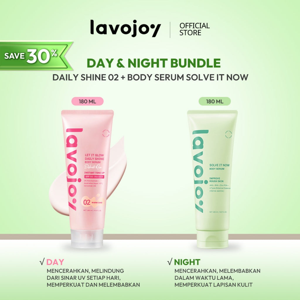 Lavojoy Solve It Now Body Serum | Body Lotion Untuk Melembabkan Kulit Sensitif,  Merawat Kulit Berjerawat, Menghaluskan Tekstur Kulit Kasar Dan Anti Jerawat | Mengandung Amino Acid, AHA, BHA Dan Zinc PCA