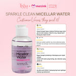 Tisha Beauty X Mezink Sparkle Clean Micellar Water - Gentle Makeup Remover 100ml