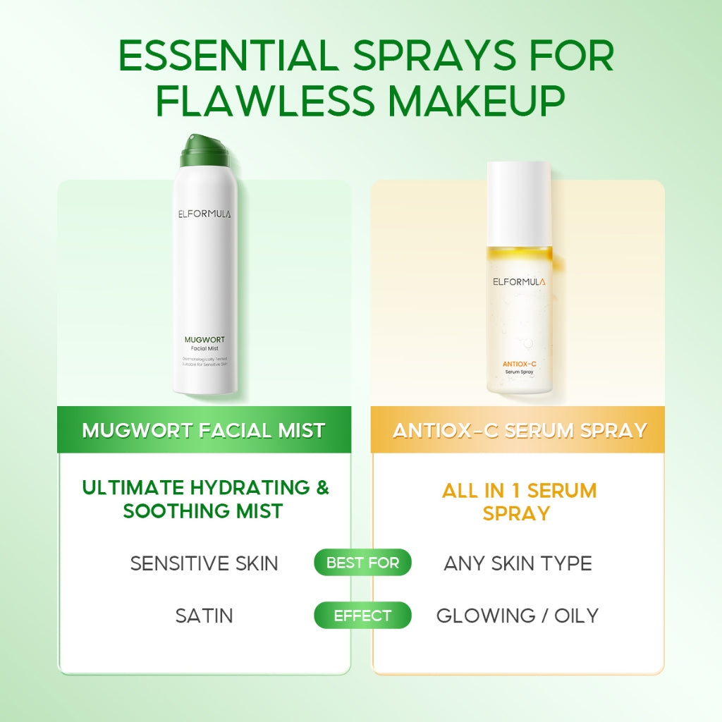 [ NEW LAUNCH ] ELFORMULA Mugwort Facial Mist - Facial Spray Menenangkan Menenangkan Kulit