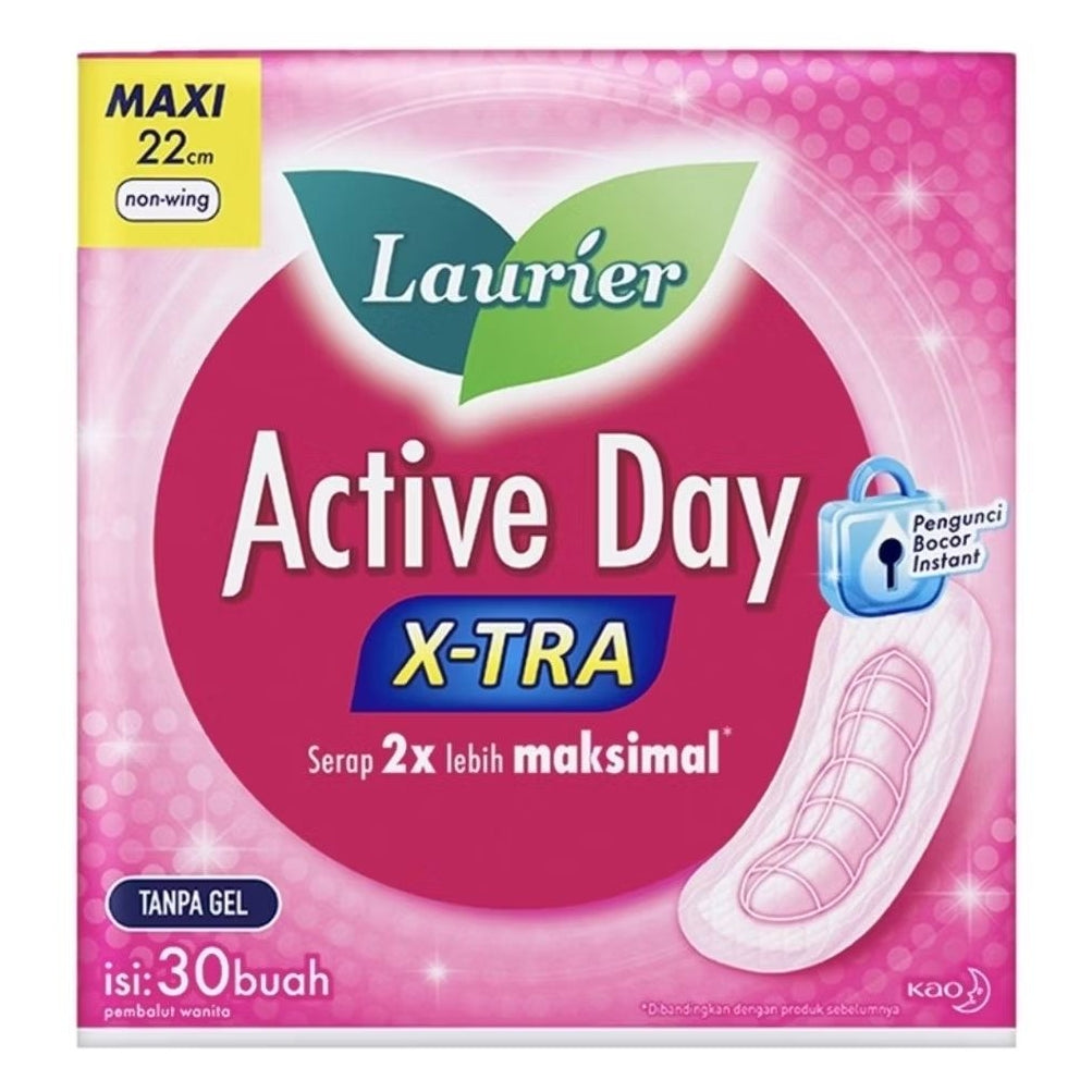 Laurier Active Day X-tra Pembalut Wanita Non Wing 30 pcs