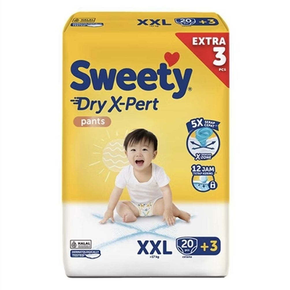 Sweety Bronze Dry X-Pert Popok Celana Bayi XXL 20 pcs