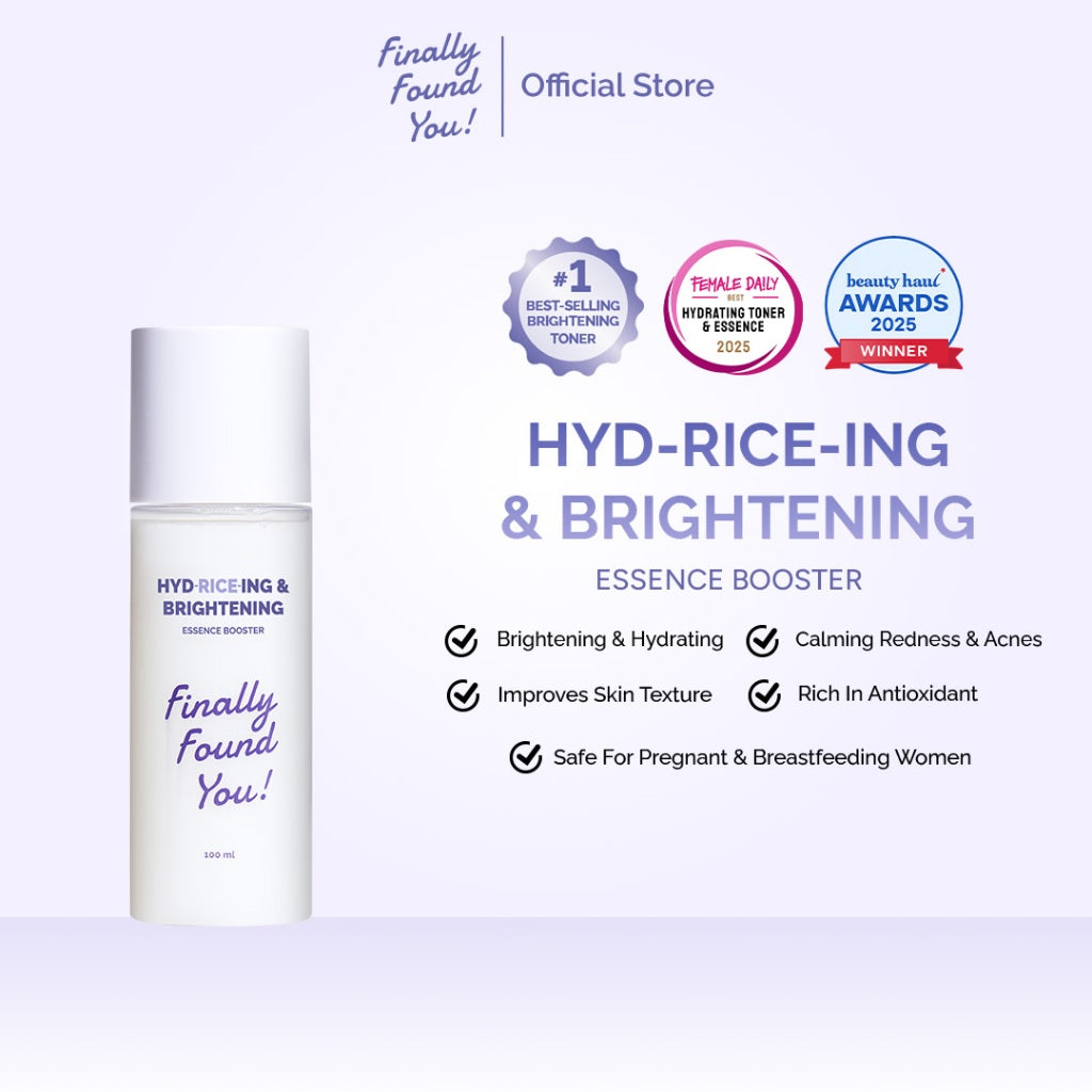 Finally Found You! HYDRICEING & BRIGHTENING Toner - Serum Infused Essence Booster Toner Untuk Semua Jenis Kulit 100mL