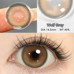Softlens Minus (0.00s/d - 6.00) Mysticeyes Softlens Dawn Brown/Dawn grey Softlens14.5mm freelenscase