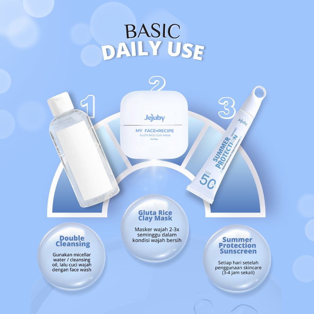 Hybrid Sunscreen Daily Protection SPF 50 PA+++ Jejuby | Sunscreen Wajah
