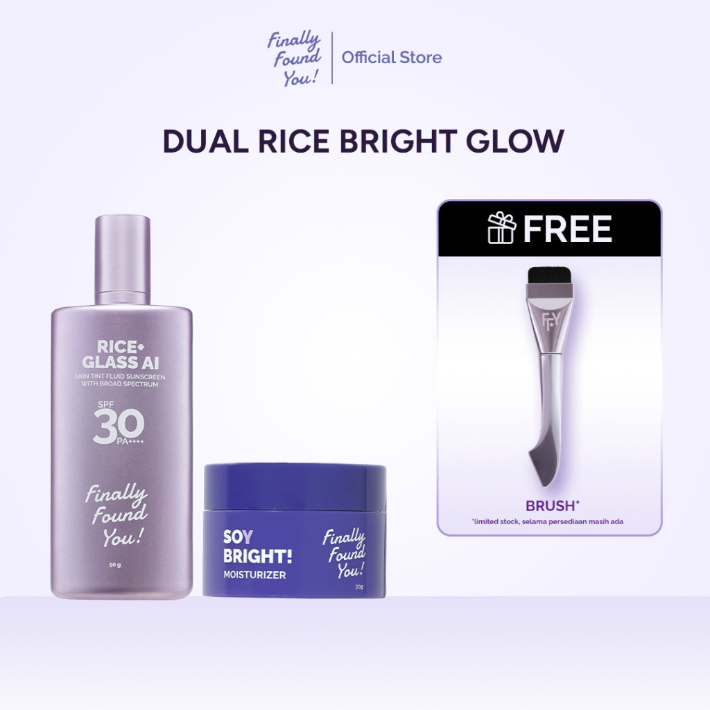 [NEW] Finally Found You! Dual Rice Bright Glow ( 2in1 Skin Tint & Tinted Sunscreen + Soy Moist 30g)